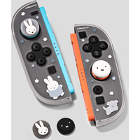 In Stock Miffy Rabbit Switch 2 Thumb Grips Silicone Joystick Caps Cartoon Black White Game Accessories For Nintendo Switch 2 Ns2