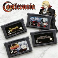 Castlevania GBA Game Series 32 Bit Video Game Cartridge Memory Card Asia of Sorrow Dissonance Compatible with GBASP NDSL