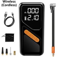AliExpress New Wireless Dual Display Cordless Air Pump with Type C Charging for Motorcycle Car Bicycle Tire Inflator Portable Electric Pump
