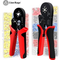 Tubular Terminal Crimping Pliers HSC8 6-4A Crimper Wire Mini Ferrule Crimper Tools Household Electrical Kit With Box