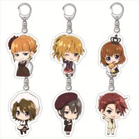 Anime Umineko When They Cry Acrylic Keychain Jewelry Animation Products Key Chain Bag Charms Creative Pendant Kingring Friends