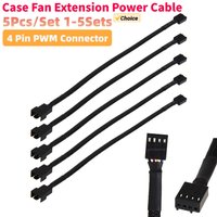 4 Pin PWM Connector Male To Female Extending Cable Extending Cable PWM Fan Extension Cable for Compure CPU Cooling System