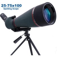 25-75x100 Bird Watching Telescope, Ultra Large Aperture High-definition Variable Magnification Monocular Telescope With Tripod
