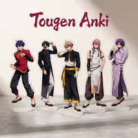 Tougen Anki Cheongsam Ver 15CM Double Sided Acrylic Stand Keychain 2026 New Anime Stand Shiki Ichinose Decor Festival Souvenir