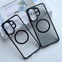Case For VIVO X200 FE Magsafe Magnetic Luxury Matte Translucent Armor Shockproof Simple Cover For Vivo X200Fe Shell Bumper Funda