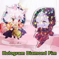 Custom Standee Anime Figure Clear Acrylic Cute Cartoon Model Plate Desk Decor Photo Standing Sign Keychain Stand For Fans Gifts