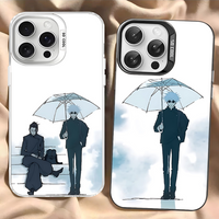 J-Jujutsu K-Kaisen Geto Gojo Anime Phone Case For IPhone 16 15 14 13 12 11 Pro Max X XR 8 7 Plus Matte Shockproof Back Cover