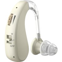1-2PCS Hearing Aid Adjustable Tone Sound Amplifier Rechargeable Portable Deaf Elderly BTE Hearing Aids Gear Audiphones