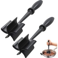 Kitchen Meat Chopper Ground Heat Resistant Masher and Smasher Potato Masher Tool for Mincing Meat Home Kitchen Gadgets