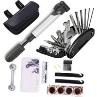 AliExpress NONE Bike Tyre Repair Tool Kit 16 in 1 Multi-Function Bicycle Tool Kit with Mini Pump, Cycle Mechanic Repair Tool with Tire Patch