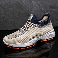 Men's sneakers spring summer new mesh non-slip comfort casual breathable racing outdoor running shoes students speed sports shoe