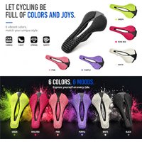 AliExpress NONE Ultra Light 3D Printed Carbon MTB Racing Bicycle Saddle Cushion Highway Cycling Seat Comfort Accessory