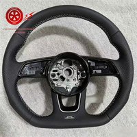 Halbperforiertes Sportlenkrad aus Leder mit flachem Boden, für Audi A3 8Y