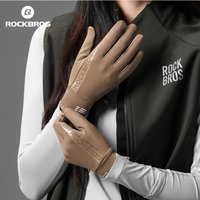 AliExpress ROCKBROS Cycling Gloves Winter Autumn Graphene Warm Gloves Non-Slip Touch Screen Windproof Full Finger Motorcycle Riding Gloves