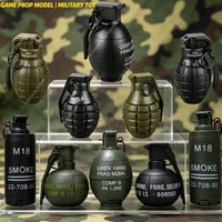 M67 Smoke Grenade Water Burst Novelty Toy 10 Styles Game Prop Model for Outdoor Play Kids Toy Gift
