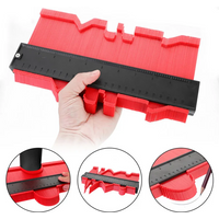 Multifunctional 5/10inch Curved Ruler Type Taking Device Woodwork Adjustable Contour Duplicator Measure Marking Cutting Template