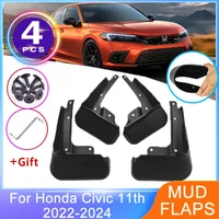 Front Rear Mudguards for Honda Civic FE FL 11th 2022 2023 2024 MudFlaps Wheel Protector Mud Flap Splash Guards Auto Accessories