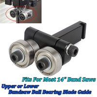 Upper or Lower Bandsaw Ball Bearing Blade Guide Fits For Most 14" Band Saws Aluminium