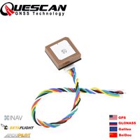 QUESCAN All-Constellations 20Hz Drone FPV M10 GPS Compass Module for Ardupilot Betaflight PIX4 INAV GPS Galileo GLONASS BeiDou