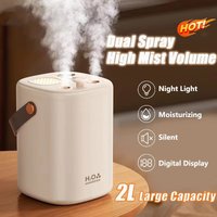 1L Ultrasonic Humidifier for Baby Nursery Pregnancy Bedroom Quiet Large Capacity Air Cool Mist Moisturizer For Home Use