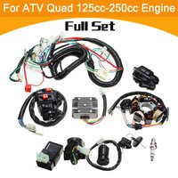 CDI-Zündkabelbaum für 125cc 150cc 200cc 250cc Dirt Bike ATV Quad Elektrischer Anlasser Steuerungsschalter Universal