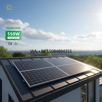 SOLAR 500W N-Type Solar Panel High Efficiency Half-Cell Mono PV Module for Residential & Commercial Use
