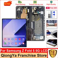 Tested 7.6" Super AMOLED Display For Samsung Galaxy Z Fold 5 5G F946 SM-F946B F946U F946F LCD + Touch Screen Digitizer Assembly