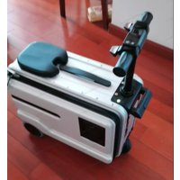 20 Inch Intelligent Electric Cycling Case, Multi-function Trolley Case with Electric Motor, Smart Luggage for Travel