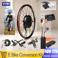 AliExpress NONE 5000W E-Bike Conversion Kit 72V with S966 NFC Display Brushelss Gearless Rear Wheel Hub Motor 2000W,3000W For Electric Bicycle