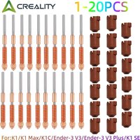 Creality K1 SE Nozzle 0.2/0.4/0.6/0.8/1.0mm,K1CUnicorn Quick-Swap Nozzle For K1 SE/K1/K1 Max/Ender 3 V3/3 V3 Plus 3D Printers