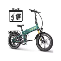 AliExpress NONE Vitilan i7 Pro 3.0 Adult E-Bike 20 inch Fat Tire Off Road Electric Bike 48V20Ah Battery Ebike 750W Motor Folding Electric Bike