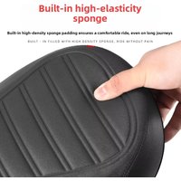 New Soft Bike Seat Wide Mountain Bike Saddle Universal Breathable Four-Corner Spring Bicycle Seat Cushion Outdoor Bike Accessori