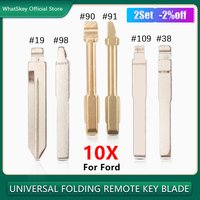 10Pcs HU101 FO21 FO38 Car Remote KD Key Blade For Ford Fusion Focus Mondeo Fiesta Galaxy Jaguar Flip Blank #38 90 91 98 NO.109
