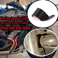 FOR Pan America 1250 RA1250 S 2021 2022 2023 2024 Motorcycle Accessories Black Water Pipe Heat Shield Cover Guard Kits