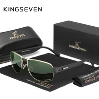 KINGSEVEN Men Polarized UV400 Sunglasses Fashion Vintage Retro Rectangle Classical Protective Glasses Outdoor Driving Eyewear
