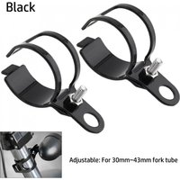 2pc Motorcycles Turn Signal LED Light Mount Bracket 30-43mm For Motorbike Front Fork Brand New And High Quality