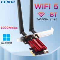 FENVI WiFi 5 PCI-E Wireless Adapter AC1200 Network Card Dual Band 2.4G/5GHz 802.11AC For Bluetooth 4.0 Desktop Windows 7/8/10/11 image 4
