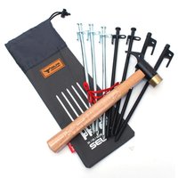 3 Sizes Outdoor Camping Hiking Travelling Supplies Bundle Pocket Storage Pouch Nail/Pegs Cover Case Tent Pegs Bag