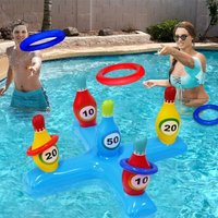 1 Pc PVC Inflatable Bowling Sleeves, Children's Game Throwing SleevesWater Pool Play Water Sleeves Toys, Parent-Child Interactiv