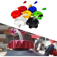 For Yamaha Kawasaki Honda KTM Suzuki Motorcycle Dirt Bike ATV Universal 50mm CNC Aluminum Racing Gas Fuel Tank Cap With Vent Ca