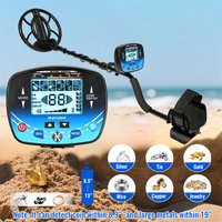 MD910B Metal Detector Professional Treasure Hunter Detector Metal Pinpointer Waterproof Underground depth yellow Gold Detector