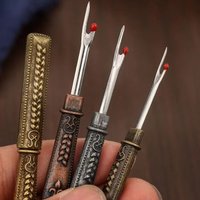 1Pc Multifunctional Thread Cutter Vintage Seam Ripper Sewing Seam Ripper Thread Remover With Cover Sewing Tools Accessories