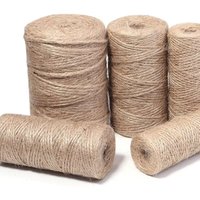 100M Natural Jute Rope String Ribbon DIY Vintage Jute Cord Twine Thread Sewing Party Wedding Home Decoration Gift Packing