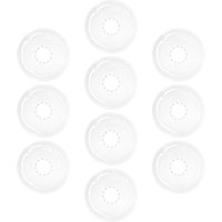 10Pcs Universal Plastic Bicycle Sprocket Cover Flywheel Spoke Protector for Mountain and Road Bikes Chainwheel Guard Rain Sun