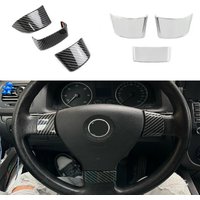 For VW Passat B6 Jetta Golf 5 MK5 Tiguan Touran 2007-2011 ABS automobile steering wheel decorative patch car accessories