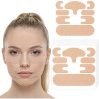 Forehead Facial Patches Face Tape, Japanese Face Tapes for Face Eyes Neck, Overnight Face Wrinkle Patches High Elasticity 4PCS