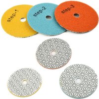 4 Inch 100mm Polishing Pads Dry/Wet Sanding Disc For Granite Stone Concrete Marble Polishing Grinding