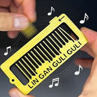 Mini Wave Piano Keychain 3D Printed Sensory Fidget Toy for Stress Relief Home Desk Decoration Cool Backpack Charm Gift