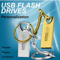 1 pc USB Flash Drive Pen Drives 128GB 64GB 32GB USB 2.0 Metal Stick Pendrive Flash Drive For Laptop/PC/Car/Computer