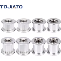 2/4/6pcs GT2 Idler Timing Pulley 16/20 Tooth Wheel Bore 3/5mm Aluminium Gear Teeth Width 6/10mm For Ender 3 CR10 Printer Reprap